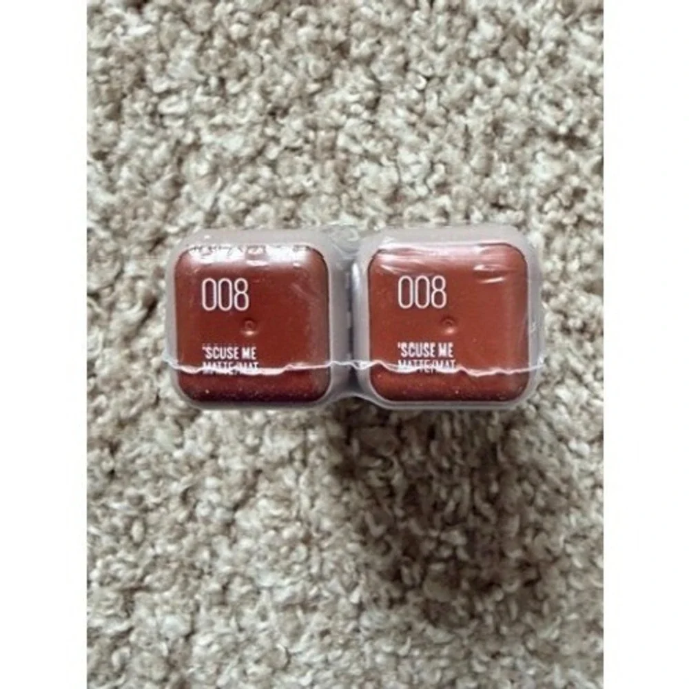 Maybelline Color Sensational Ultimatte Lipstick 2pk 008 Scuse‎ Me Matte Nude